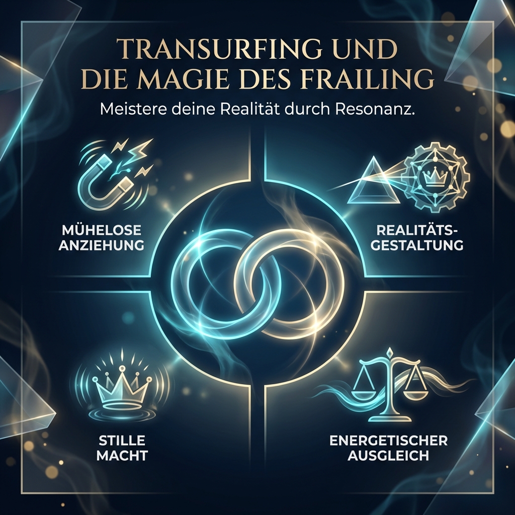 Zwei ineinandergreifende Ringe oder ein leuchtendes Netzwerk-Icon im Glow-Line-Art-Stil. Visual Style Guide Compliance: Color Palette: Deep midnight blue (#0B1622), electric cyan glows, champagne gold accents. Lighting: Cinematic lighting with ethereal light trails and glowing energy swirls. Atmosphere: Sophisticated, mystical, professional, and empowering. Elements: Translucent geometric glass shapes, prism reflections, subtle golden bokeh particles. Background: Dark atmospheric gradient with depth and soft smoke textures. Style: High-end photography mixed with digital light-art. No flat colors, no cartoons, no bright backgrounds. High contrast, sharp focus on central subjects.
