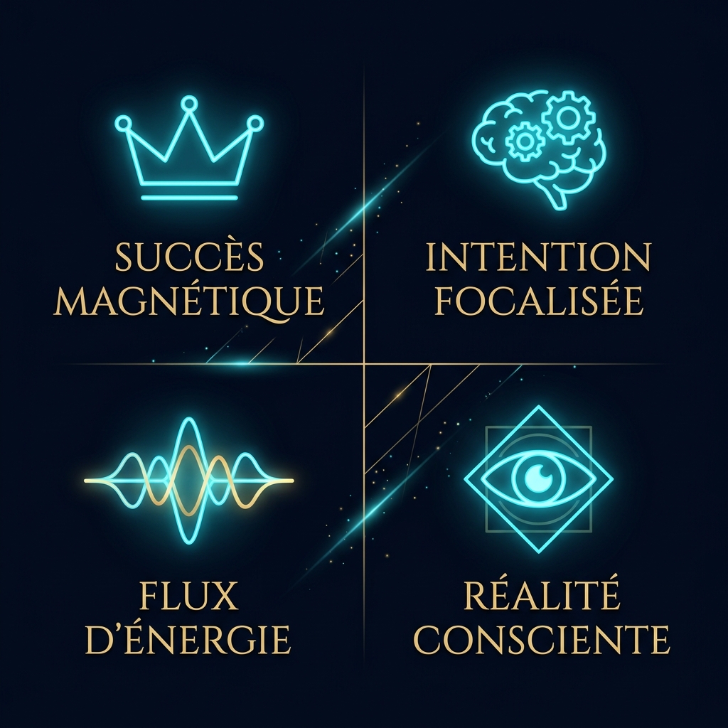 Icône 3D d'une couronne minimaliste en cyan électrique. Style mystique-corporate premium sombre, fond Bleu Nuit Profond (#050A14), accents Cyan Électrique (#00D4FF) et Or Métallique (#C5A059). Éclairage cinématographique, géométrie sacrée.