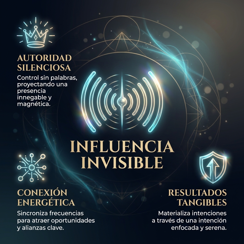 Visual Style Guide [TRANSURFING-FRAILING]: Icono de ondas de sonido concéntricas en color cian eléctrico sobre fondo azul noche, estilo line-art luminoso con efecto cristalino. Representa influencia invisible. No flat styles.