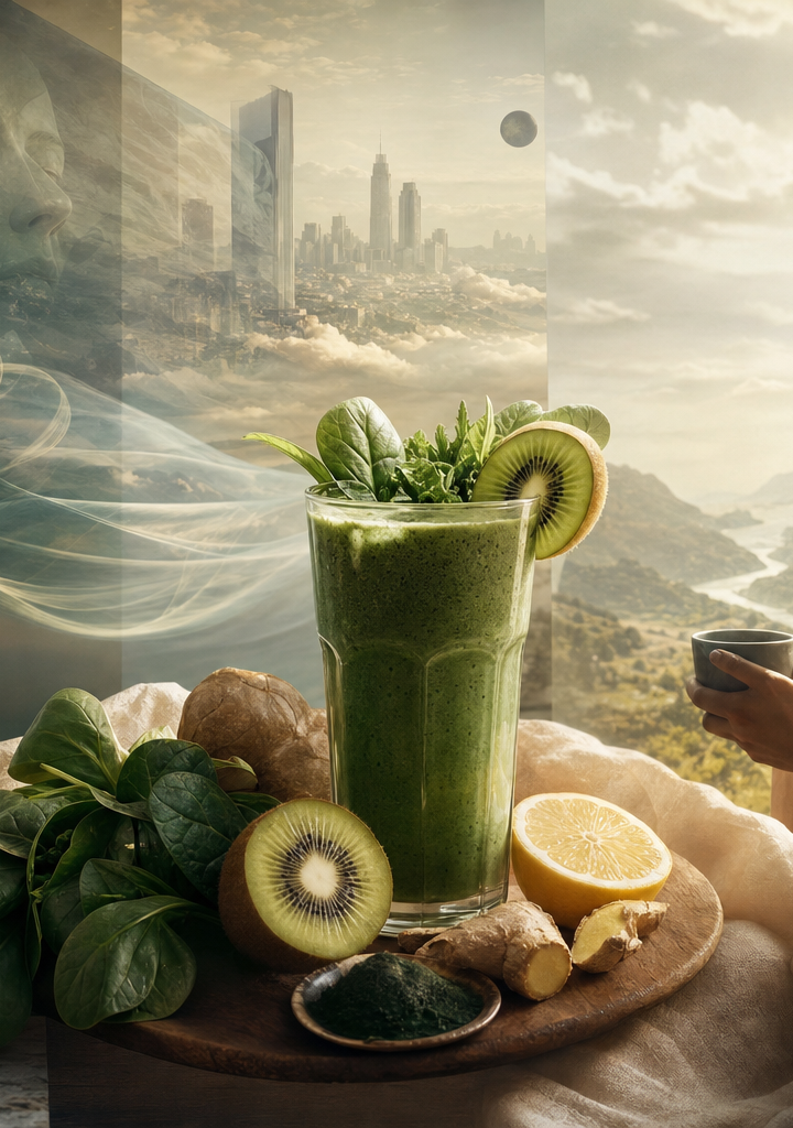 The Dreamer's Morning Green Smoothie: Clean Energy for Transurfers