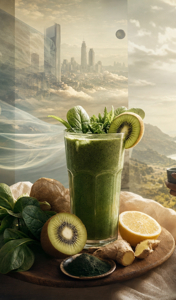 The Dreamer's Morning Green Smoothie: Clean Energy for Transurfers