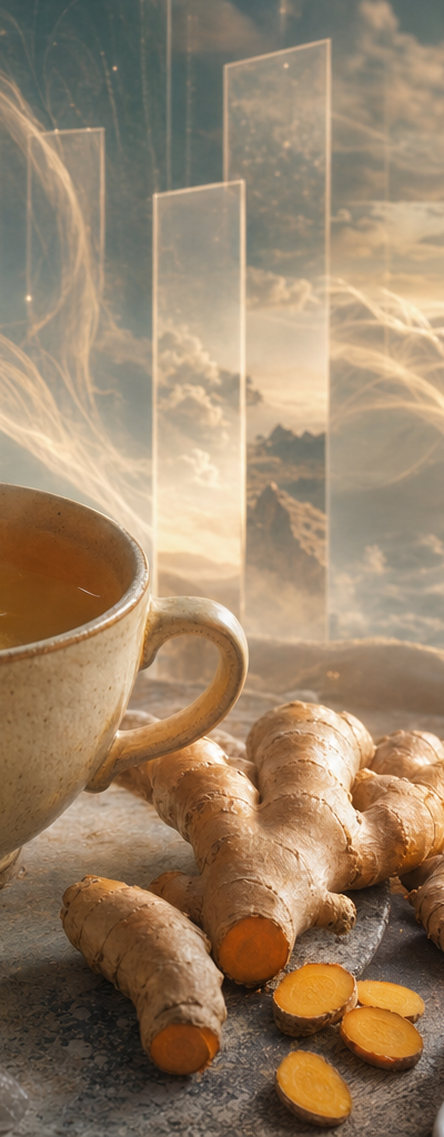 Té de jengibre y cúrcuma: Limpiando tu energía (y tu tarde)